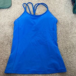 Lululemon Nulu tank top with bra cups